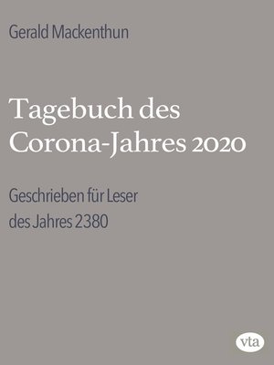 cover image of Tagebuch des Corona-Jahres 2020
